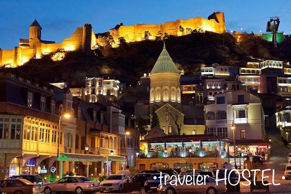 Traveler Hostel Tbilisi Buitenkant foto